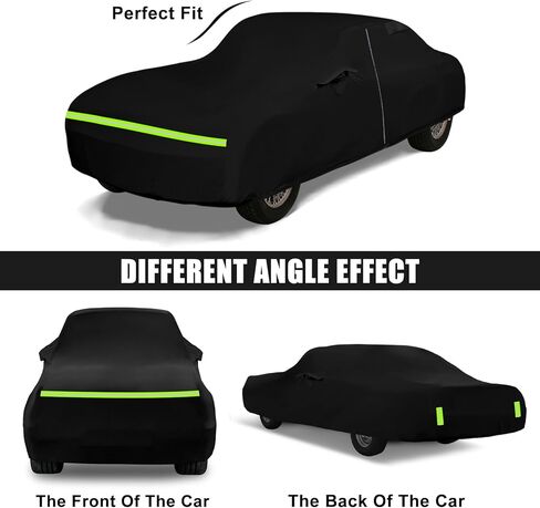 Waterproof Car Cover Compatible with 1960-1979 MG Midget Convertible/Roadster Accessories, All Weather Classic Car Covers with Inner Cotton&Zipper Door for Snow Rain Protection in Saudi Arabia