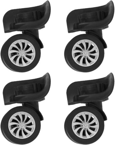 BESPORTBLE 4 قطع من عجلات حقيبة الأمتعة وعجلات دوارة بديلة لحقائب السفر وعجلات حقائب السفر ومجموعة إصلاح المحامل البلاستيكية لمجموعات الأمتعة in Kuwait