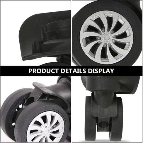 BESPORTBLE 4 قطع من عجلات حقيبة الأمتعة وعجلات دوارة بديلة لحقائب السفر وعجلات حقائب السفر ومجموعة إصلاح المحامل البلاستيكية لمجموعات الأمتعة in Kuwait