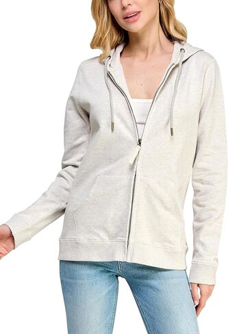 سويت شيرت نسائي من القطن العضوي بنسبة 100% معتمد من GOTS من ENCHANTED COTTONS مزود بغطاء للرأس مع جيب in Kuwait