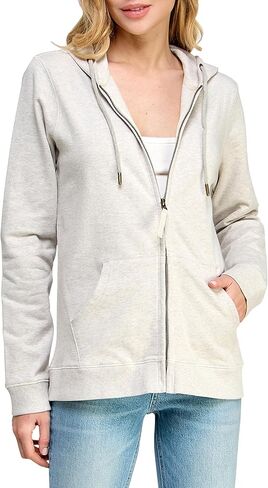 سويت شيرت نسائي من القطن العضوي بنسبة 100% معتمد من GOTS من ENCHANTED COTTONS مزود بغطاء للرأس مع جيب in Kuwait