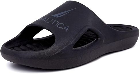 Nautica Men's Athletic Slides Sport Shower Sandals for Indoor & Outdoor - Lightweight, Durable and Comfortable in Saudi Arabia