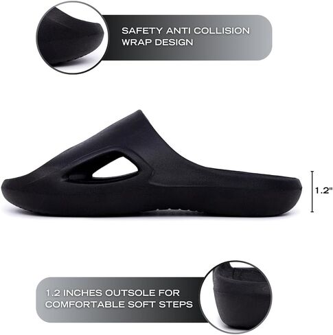 Nautica Men's Athletic Slides Sport Shower Sandals for Indoor & Outdoor - Lightweight, Durable and Comfortable in Saudi Arabia