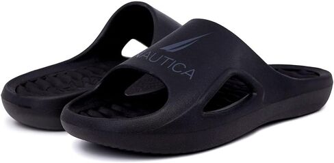 Nautica Men's Athletic Slides Sport Shower Sandals for Indoor & Outdoor - Lightweight, Durable and Comfortable in Saudi Arabia