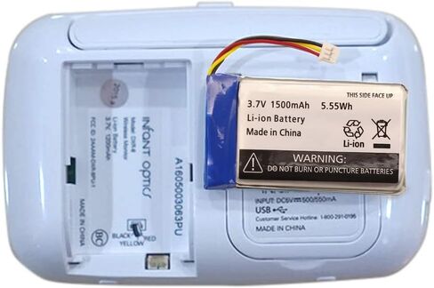 1500mAh Replacement Battery for Infant Optics DXR-8 Video Baby Monitors, SP803048 Lithium Ion Rechargeable in Saudi Arabia