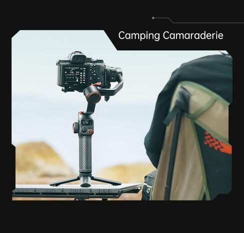hohem iSteady MT2 Gimbal Stabilizer for Camera, 4 in 1 3-Axis Gimbal for Mirrorless/Compact Camera/Action Camera/Smartphone, OLED Display, Compatible for Canon/Sony/Nikon/iPhone in Saudi Arabia