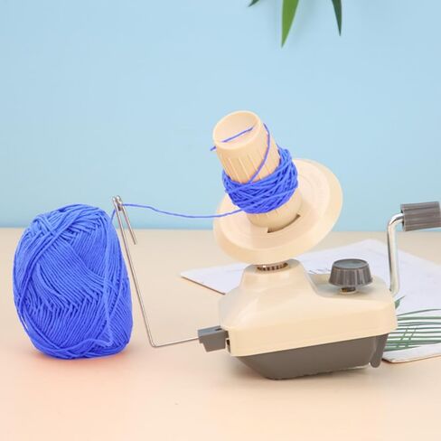 ayasee الغزل الكرة اللفاف للكروشيه والحياكة، الغزل baller اللفاف الأيدي تشغيل الغزل السريع المشبك الطاولة، أدوات الكروشيه، لوازم الحياكة in Kuwait