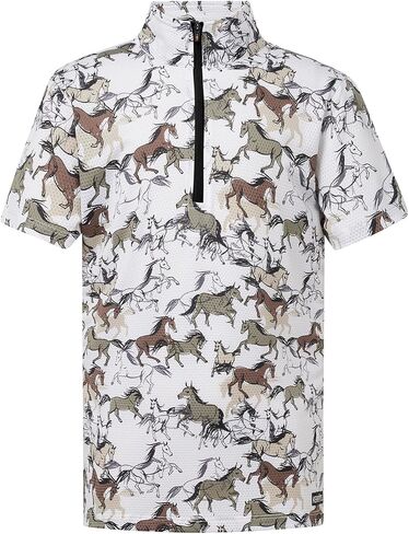 Kerrits Kids Summer Ride Ice Fil Short Sleeve Shirt - Print in Saudi Arabia