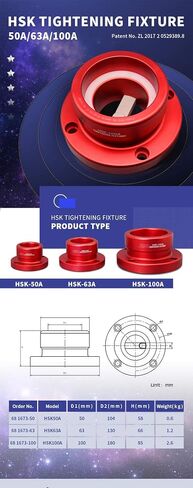 SFX Tool Holder BT30 Tightening Fixture for Universal CNC Equipment, Double Head Hard, Anodized in Saudi Arabia