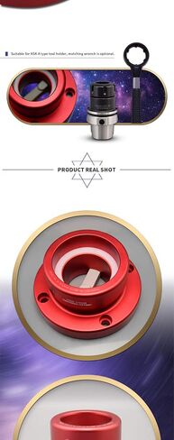 SFX Tool Holder BT30 Tightening Fixture for Universal CNC Equipment, Double Head Hard, Anodized in Saudi Arabia