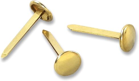 ACCO Brass Paper Fasteners, 3/4", Plated, 1 Box, 100 Fasteners/Box (71703) in Saudi Arabia
