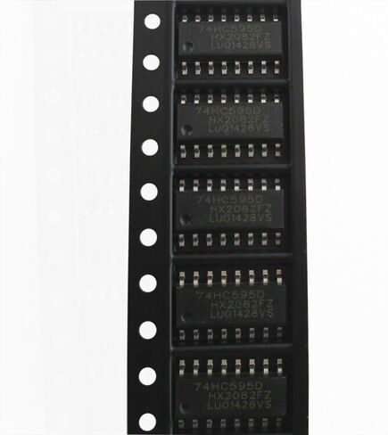 50pcs 74HC595D 74HC595 8 Bit Shift Register SOP-16 in Saudi Arabia
