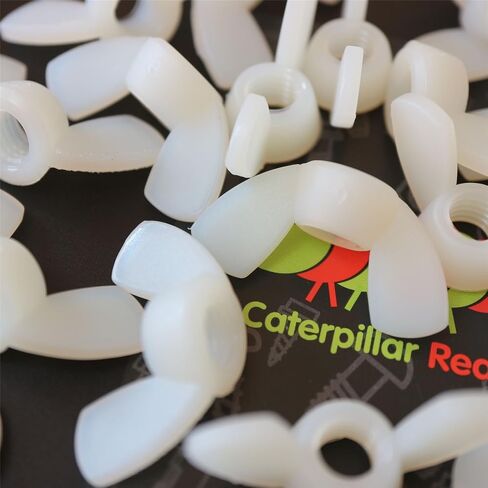 Pack of 20 Nylon Colour Plastic Acrylic M8 Butterfly, Wing Nuts-Acrylic Plastic Screws, 5/16 in Saudi Arabia