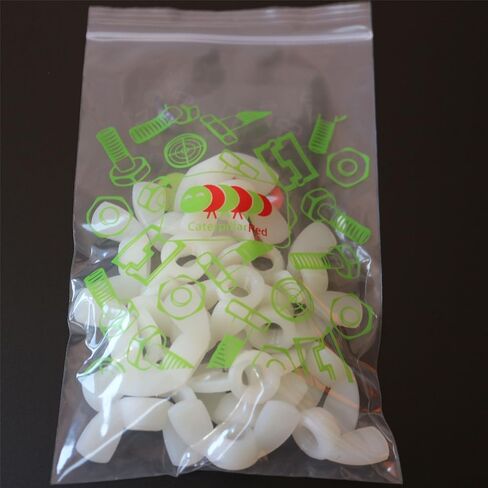 Pack of 20 Nylon Colour Plastic Acrylic M8 Butterfly, Wing Nuts-Acrylic Plastic Screws, 5/16 in Saudi Arabia