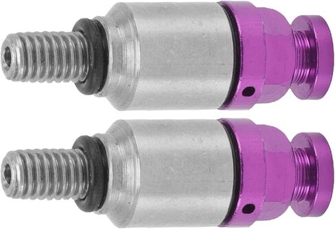 Fork Bleeder Relief Valve, 2pcs M5x0.8 Aluminium Alloy Fork Air Bleeder Pressure Relief Valve Fork Air Bleeder Relief Valve Replacement for CRF150R CR125R CR250R CRF250R(Purple), auto repair tool in Saudi Arabia
