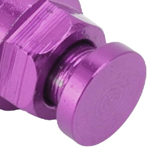 Fork Bleeder Relief Valve, 2pcs M5x0.8 Aluminium Alloy Fork Air Bleeder Pressure Relief Valve Fork Air Bleeder Relief Valve Replacement for CRF150R CR125R CR250R CRF250R(Purple), auto repair tool in Saudi Arabia