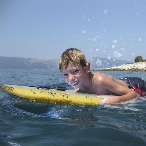 WOOWAVE Bodyboard 33 بوصة/36 بوصة/41 بوصة لوح جسم خفيف الوزن للغاية مع مقود معصم ملفوف، وحبال زعانف السباحة، وجزء سفلي من EPS، مثالي لركوب الأمواج للأطفال والمراهقين والبالغين in Kuwait