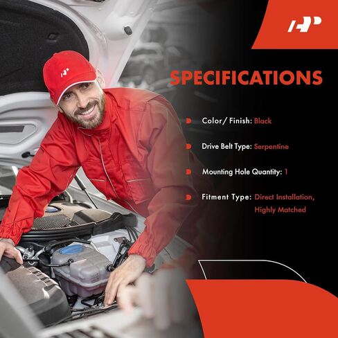 A-Premium Engine Harmonic Balancer Crankshaft Pulley Compatible with Ford Escape 2013-2018, Fusion 2013-2018, Transit Connect 2014-2016, DOHC L4 1.5L 1.6L, Replace# BM5Z6312A in Saudi Arabia