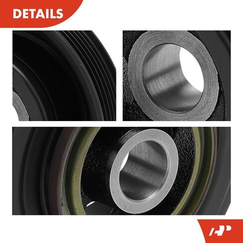 A-Premium Engine Harmonic Balancer Crankshaft Pulley Compatible with Ford Escape 2013-2018, Fusion 2013-2018, Transit Connect 2014-2016, DOHC L4 1.5L 1.6L, Replace# BM5Z6312A in Saudi Arabia