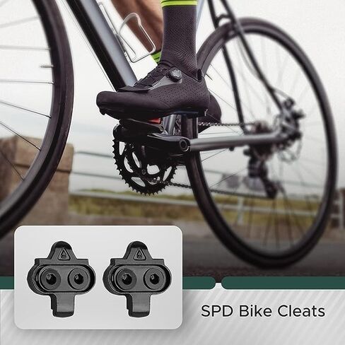 Jowxsx 2Pcs Black Mountain Bike Cleats, Compatible with Shimano SM-SH51 SPD Pedal for Indoor Outdoor Cycling Bike Bicycle Cleat Set Replacement Cleats in Saudi Arabia
