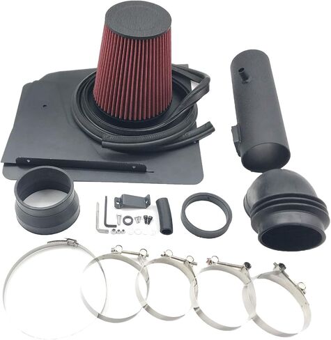 Cold Air Intake System Kit fit for 2012-2015 Chevy Camaro 3.6L V6 (Black Tube & Black Filter） in Saudi Arabia
