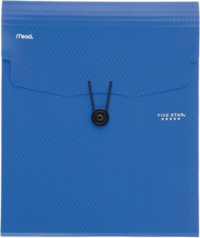 Five Star Expanding File Folder, 5-Pocket Vertical Expandable File Folder, Teal (72502) in Saudi Arabia