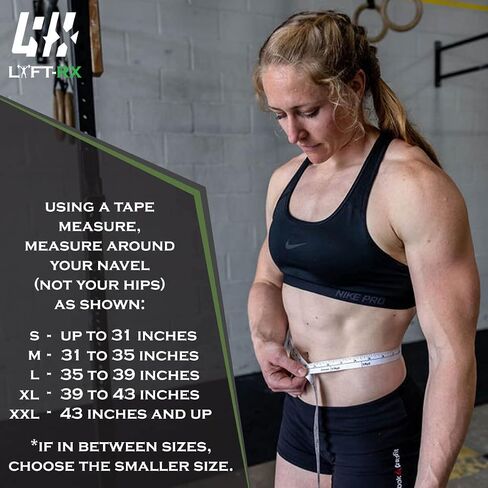 LYFT-RX Weightlifting Belt for Squats, Deadlift, Powerlifting, Olympic Weight Lift, Cross Train, Gym, Workout, 4-inch Wide Fit Nylon Belt, Men/Women, in Black, Pink, or OD Green in Saudi Arabia
