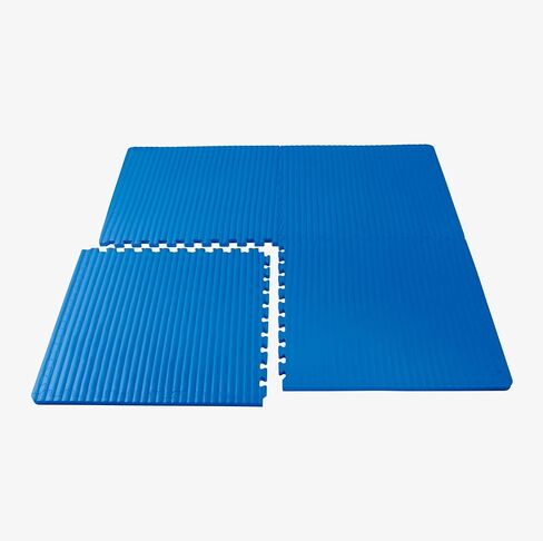 We Sell Mats 1 Inch Thick Martial Arts EVA Foam Exercise Mat, Tatami Pattern, Interlocking Floor Tiles for Home Gym, MMA, Anti-Fatigue Mats, 24 in x 24 in in Saudi Arabia