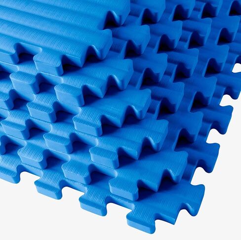 We Sell Mats 1 Inch Thick Martial Arts EVA Foam Exercise Mat, Tatami Pattern, Interlocking Floor Tiles for Home Gym, MMA, Anti-Fatigue Mats, 24 in x 24 in in Saudi Arabia