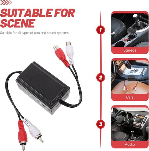 مضخم صوت السيارة، مرشحات الضوضاء، عازل حلقة لصوت السيارة والستيريو المنزلي in Kuwait