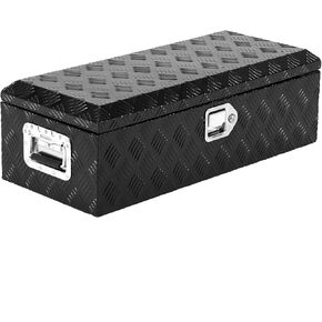 48 Inch Heavy Duty Aluminum Stripes Plated Tool Box Pick Up Truck Bed RV Trailer Toolbox Waterproof Storage Organizer with Side Handle, Lock and Keys in Kuwait