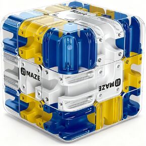 Rubik Race Game Large 3D Labyrinth Cube Puzzle, 3D Puzzles Maze Cube Ball Puzzle, Color-Match Game, Education Sensory Toys Spatial Awareness Brain Training Toy for Stress Relief for Adults Teens(1PC) in Saudi Arabia