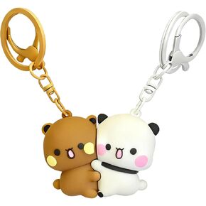 2 Pcs Cute Keychains Magnetic Matching Couples Stuff Key Chains for Women Boyfriend Girlfriend Valentine's Day Gifts in Saudi Arabia