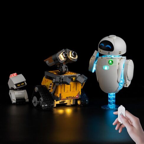 مجموعة إضاءة Nitemode متوافقة مع Lego Pixar Wall-E & EVE 43279، ملحقات إضاءة محسنة قابلة للتعديل (بدون نموذج) in Kuwait