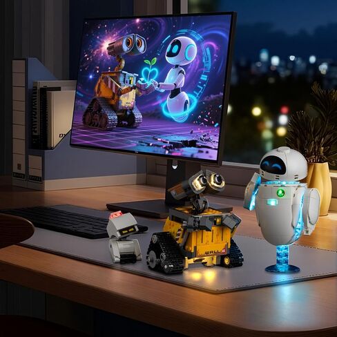 مجموعة إضاءة Nitemode متوافقة مع Lego Pixar Wall-E & EVE 43279، ملحقات إضاءة محسنة قابلة للتعديل (بدون نموذج) in Kuwait