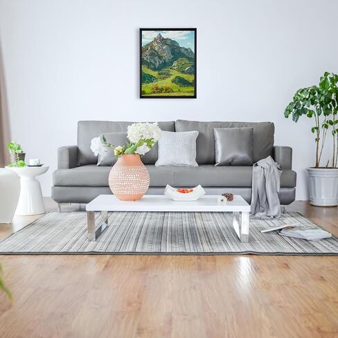 إطار قماش معدني مقاس 30 × 40، إطار عائم من القماش للوحات قماشية عميقة مقاس 1-1.25 بوصة، إطارات عائمة من القماش (30 × 40، أسود) in Kuwait