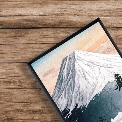 إطار قماش معدني مقاس 30 × 40، إطار عائم من القماش للوحات قماشية عميقة مقاس 1-1.25 بوصة، إطارات عائمة من القماش (30 × 40، أسود) in Kuwait