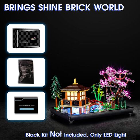 Vaodest LED Light for Lego 10315 Icons Tranquil Garden Set,Design and Configuration Compatible with Model 10315(LED Light Only, Not Building Block Kit) in Saudi Arabia