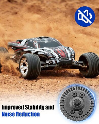 37T/13T 1/10 Front Rear Differential Upgrades Diff with Bearing Fit for Traxxas Slash Rustler Stampede Hoss 4X4 VXL Ford F-150 1/10 4X4 RC Cars Replace 5381 6882 5379, Blue in Saudi Arabia