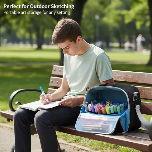 Togood Ultra-Large Storage Marker Pens Backpack, Shoulder Bag for Pens. Up to 300pcs pens in Kuwait