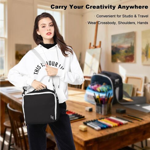 Togood Ultra-Large Storage Marker Pens Backpack, Shoulder Bag for Pens. Up to 300pcs pens in Kuwait