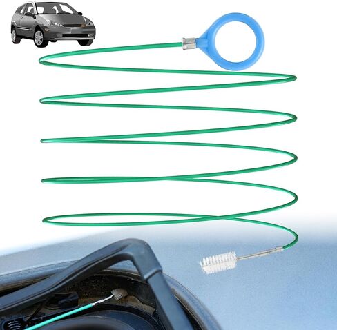 أداة تنظيف فتحة السقف التلقائية 118 بوصة مع مفصلات من الفولاذ المقاوم للصدأ وEco POM، منظف مرن خالٍ من الخدش لفتحة سقف السيارة وصرف الزجاج الأمامي، وأيضًا للثلاجة وخزان الأسماك وأنابيب تصريف التيار المتردد in Kuwait