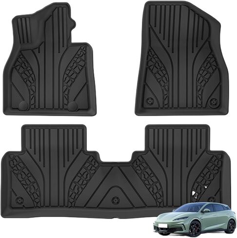 Compatible with BYD Seal 06GT 2024 2025 Car Floor Mats Trunk Cargo Liner Pad Protection Waterproof All Weather Accessorie Black(Seal 06GT 4pcs) in Saudi Arabia