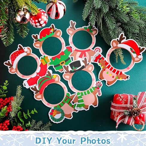 60 مجموعة من قطع ورق الرنة لعيد الميلاد DIY، قطع ورقية للوحة إعلانات عيد الميلاد، قطع غزال عيد الميلاد، زينة كرتونية لعيد الميلاد، عطلات المهرجانات، لوازم DIY، صور حرفية، ديكور منزلي للفصول الدراسية in Kuwait