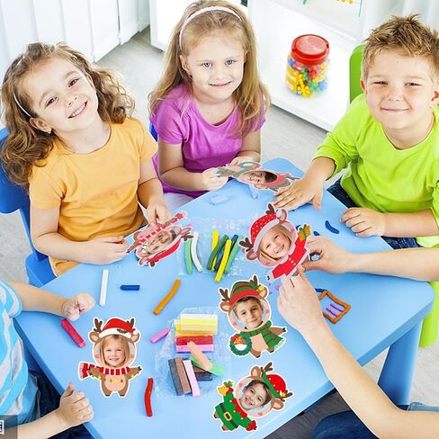 60 مجموعة من قطع ورق الرنة لعيد الميلاد DIY، قطع ورقية للوحة إعلانات عيد الميلاد، قطع غزال عيد الميلاد، زينة كرتونية لعيد الميلاد، عطلات المهرجانات، لوازم DIY، صور حرفية، ديكور منزلي للفصول الدراسية in Kuwait