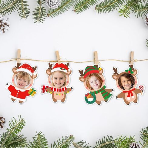 60 مجموعة من قطع ورق الرنة لعيد الميلاد DIY، قطع ورقية للوحة إعلانات عيد الميلاد، قطع غزال عيد الميلاد، زينة كرتونية لعيد الميلاد، عطلات المهرجانات، لوازم DIY، صور حرفية، ديكور منزلي للفصول الدراسية in Kuwait