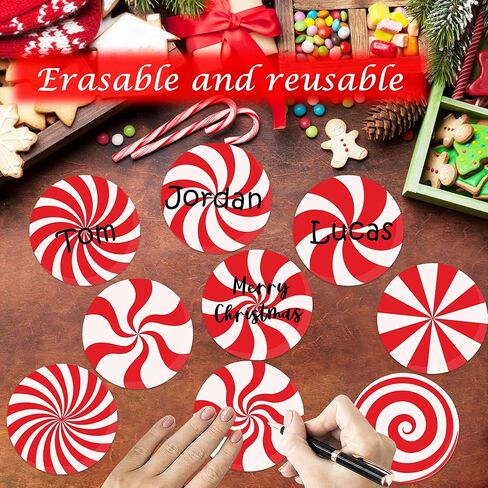 45 قطعة من قطع حلوى عيد الميلاد لتزيين لوحة الإعلانات، قطع ورق حلوى النعناع الأحمر والأخضر لعيد الميلاد وأعياد الميلاد وحفلات ديكور نافذة الفصل الدراسي، 5 بوصة in Kuwait