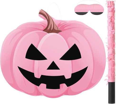 Aoriher Halloween Ghost Pinata Ghost Pinata with Stick Blindfold and Confetti Set White Ghost Pinata Halloween Mexican Pinatas for Halloween Birthday Party Game Supplies Decoration in Saudi Arabia