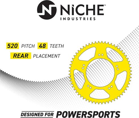 NICHE Drive Sprocket Chain Combo for Honda XR600R Front 14 Rear 48 Tooth 520V-X X-Ring 110 Links in Saudi Arabia