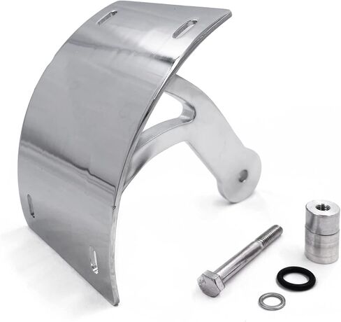 الكروم دراجة نارية علاجه البليت الجانب الرأسي جبل Lisese لوحة حامل العلامة قوس إطارات متوافقة مع 2006-2013 Suzuk Boulevard M109R [P/N: MT360-007-CD] in Kuwait